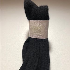 NEW Garnet Hill Cashmere Crew Socks